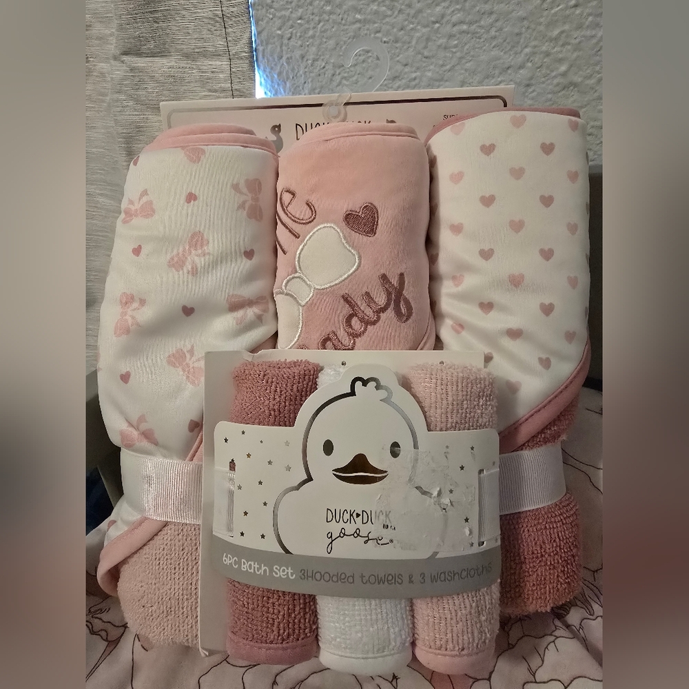 Baby Starters Pink Floral Swaddle Blanket Set